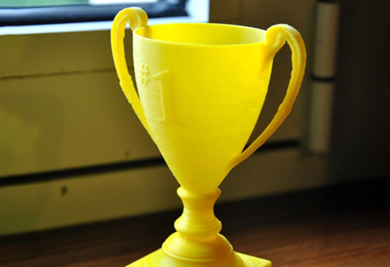 PLA Material 3D Printed Trophy
