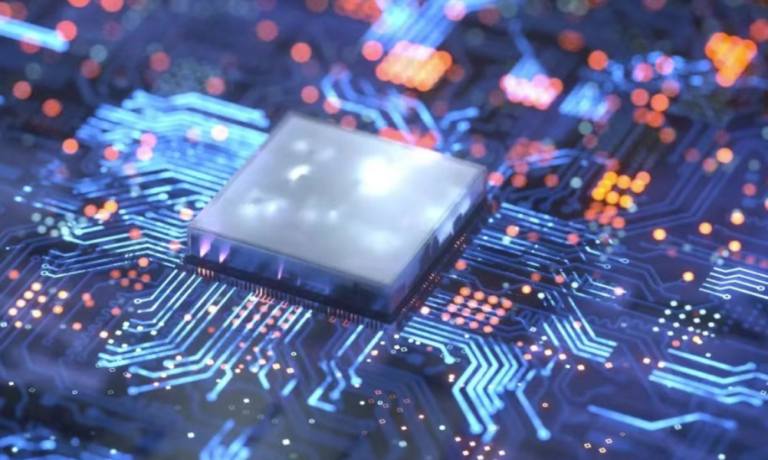 This is an image illustrating the application of 3D printing in the semiconductor industry.
